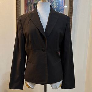 Jones New York Classic Dark Brown Women's Blazer Size 10